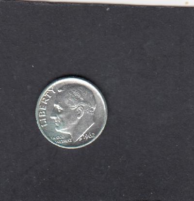 Beschrijving: 1 Dime ROOSEVELT